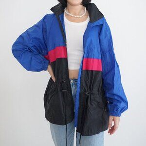 Blue and Black Women's Jacket